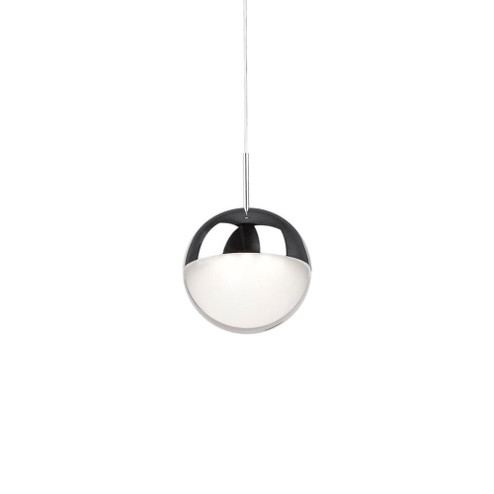 Pluto 4-in Chrome Dimmable LED Pendant (461|402801CH-LED)