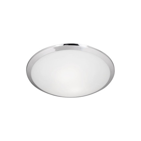 Malta 12-in Chrome 1 Light Flush Mount (461|51561CH)