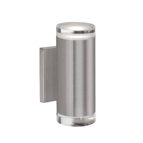 Norfolk 8-in Brushed Nickel Dimmable LED Wall Sconce (461|601432BN-LED)