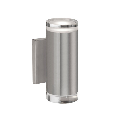 Norfolk 8-in Brushed Nickel Dimmable LED Wall Sconce (461|601432BN-LED)