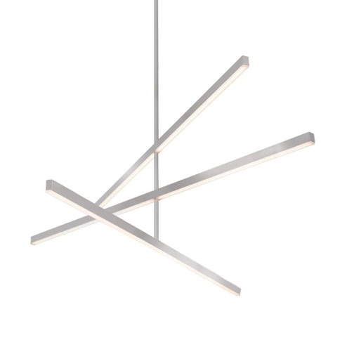 Vega 56-in Brushed Nickel Dimmable LED Chandelier (461|CH10356-BN)