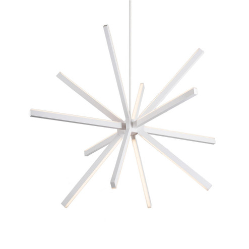 Sirius 48-in White LED Chandeliers (461|CH14348-WH)