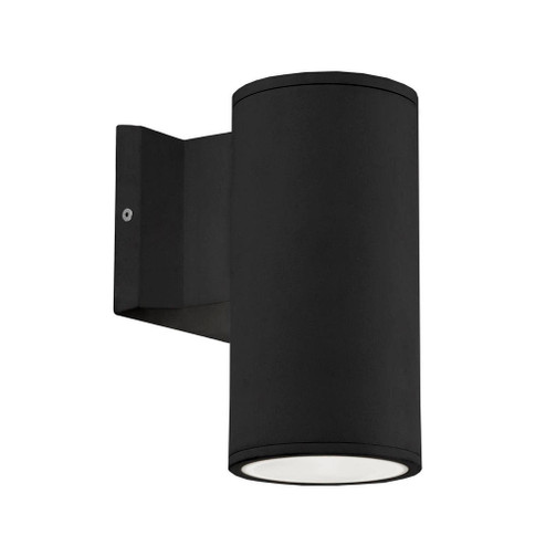 Nordic 7-in Black LED Exterior Wall Sconce (461|EW3107-BK)