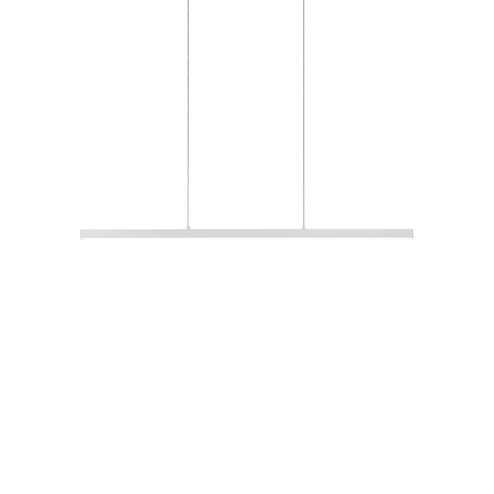 Vega 45-in White Dimmable LED Linear Pendant (461|LP10345-WH)