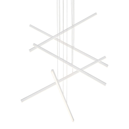 Vega 5 Head White LED Multi Pendant (461|MP10305-WH)