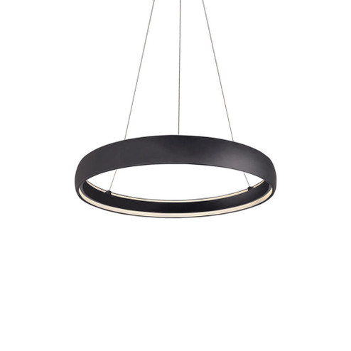 Halo 35-in Black LED Pendant (461|PD22735-BK)