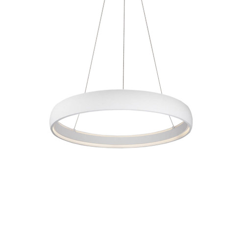 Halo 35-in White LED Pendant (461|PD22735-WH)