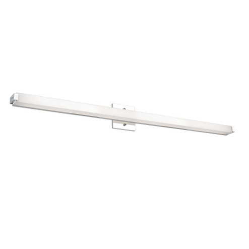 Latitude-Slim 37-in Chrome Damp-Rated Dimmable LED Vanity Light (461|VL4737-CH)