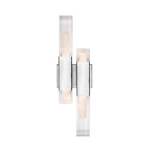 Martelo 22-in Chrome Dimmable LED Wall Sconce (461|WS53322-CH)