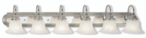 6 Light BN & Polished Chrome Bath Light (108|1006-95)