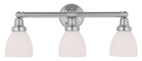 3 Light Brushed Nickel Bath Light (108|1023-91)