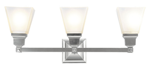3 Light Brushed Nickel Bath Light (108|1033-91)
