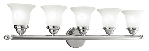 5 Light Polished Chrome Bath Light (108|1065-05)