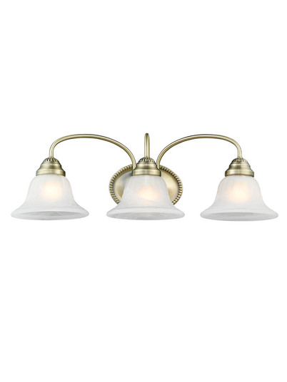 3 Light Antique Brass Bath Light (108|1533-01)