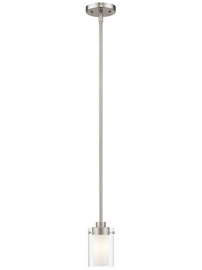1 Light Brushed Nickel Mini Pendant (108|1540-91)