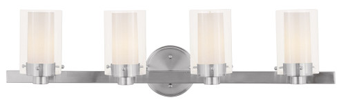 4 Light Brushed Nickel Bath Light (108|1544-91)