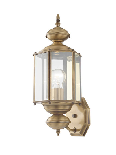 1 Light AB Outdoor Wall Lantern (108|2006-01)
