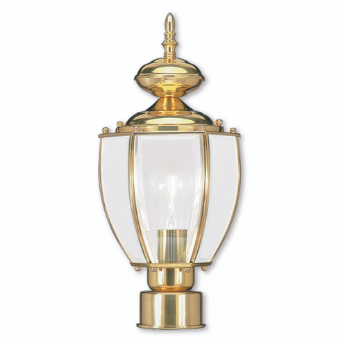 1 Light PB Outdoor Post Lantern (108|2009-02)