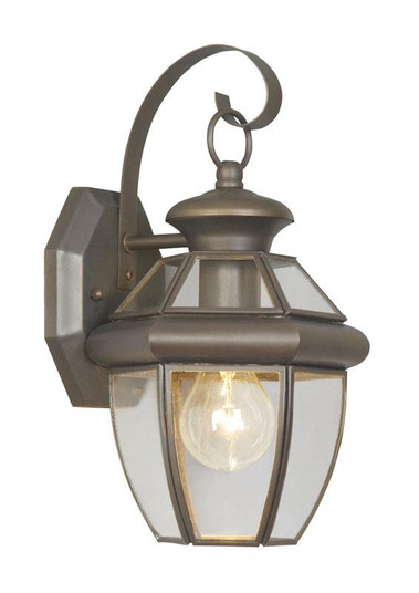 1 Light Bronze Outdoor Wall Lantern (108|2051-07)