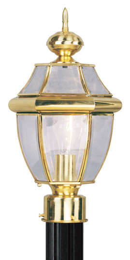 1 Light PB Outdoor Post Lantern (108|2153-02)