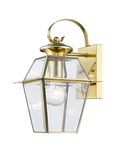 1 Light PB Outdoor Wall Lantern (108|2181-02)