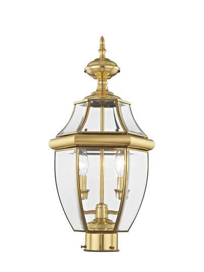 2 Light PB Outdoor Post Lantern (108|2254-02)