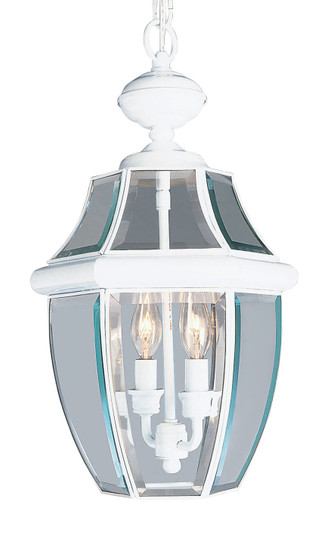 2 Light White Outdoor Chain Lantern (108|2255-03)