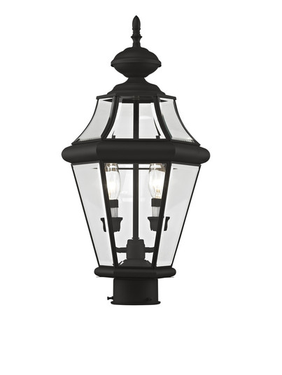2 Light Black Outdoor Post Lantern (108|2264-04)