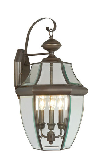 3 Light Bronze Outdoor Wall Lantern (108|2351-07)