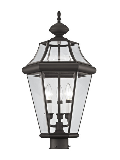 3 Light Bronze Outdoor Post Lantern (108|2364-07)