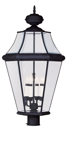4 Light Black Outdoor Post Lantern (108|2368-04)