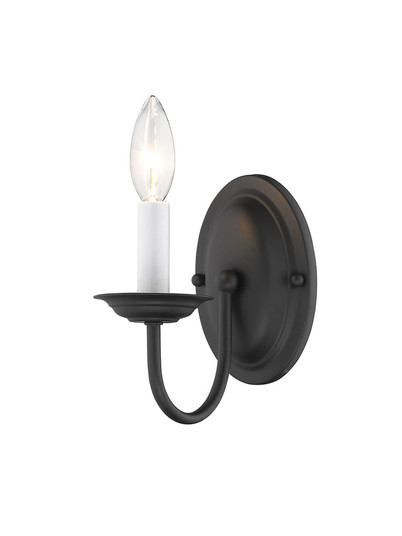 1 Light Black Wall Sconce (108|4151-04)