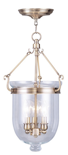 3 Light Antique Brass Chain Lantern (108|5063-01)