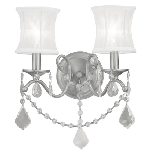 2 Light Brushed Nickel Wall Sconce (108|6302-91)