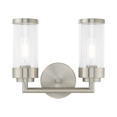 2 Lt Brushed Nickel Bath Vanity (108|10362-91)