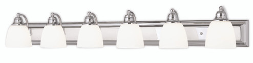 6 Light Polished Chrome Bath Light (108|10506-05)