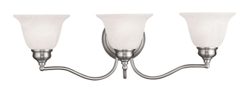 3 Light Brushed Nickel Bath Light (108|1353-91)