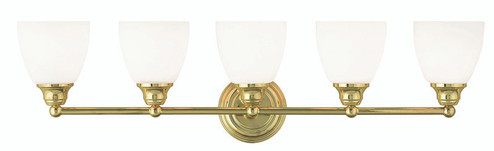 5 Light Polished Brass Bath Light (108|13665-02)