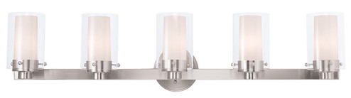 5 Light Brushed Nickel Bath Light (108|15455-91)