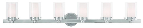 6 Light Polished Chrome Bath Light (108|15456-05)
