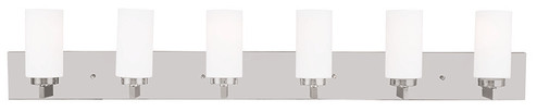 6 Light Polished Chrome Bath Light (108|16376-05)
