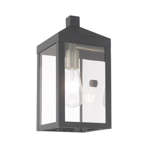 1 Lt Scandinavian Gray Outdoor Wall Lantern (108|20582-76)