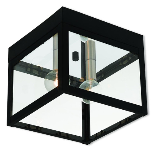 2 Lt BK Outdoor Ceiling Mount (108|20588-04)