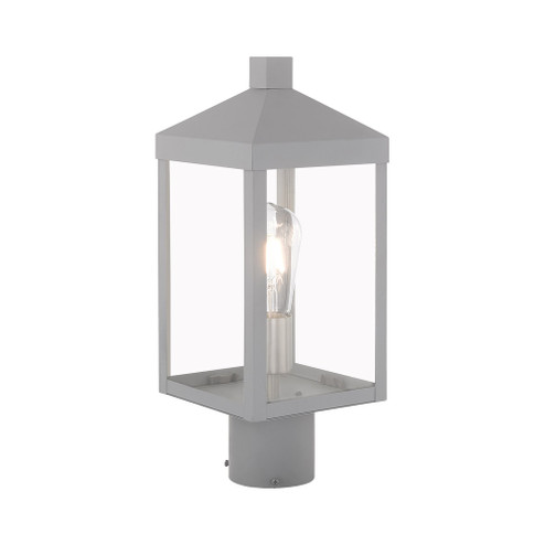 1 Lt Nordic Gray Outdoor Post Top Lantern (108|20590-80)