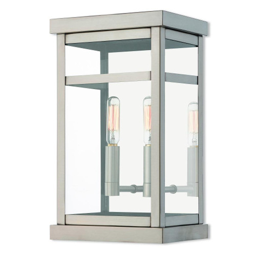 2 Lt BN Outdoor Wall Lantern (108|20702-91)