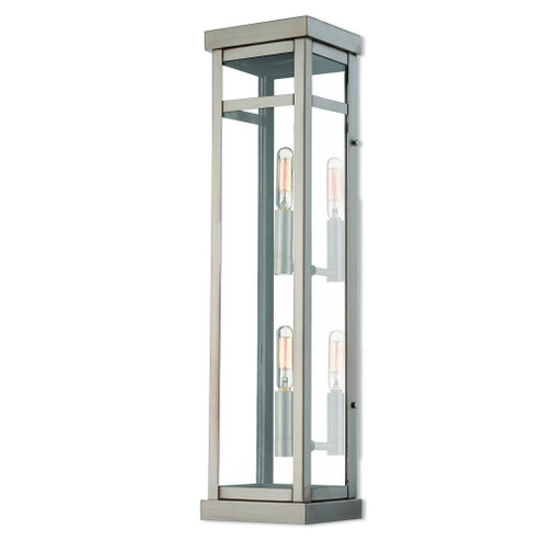 2 Lt BN Outdoor Wall Lantern (108|20706-91)