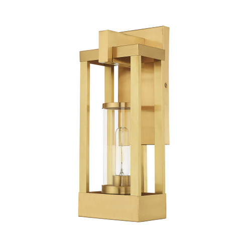 1 Lt Satin Brass Outdoor Wall Lantern (108|20992-12)