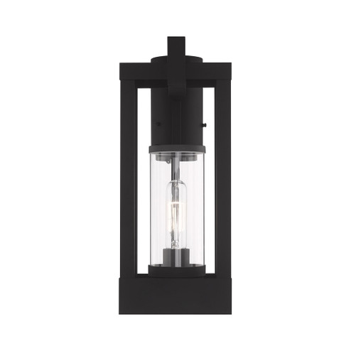 1 Lt Black Outdoor Post Top Lantern (108|20994-04)