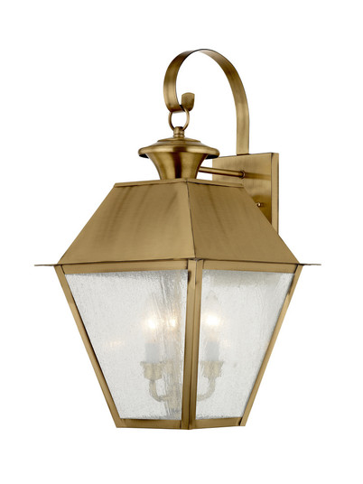 3 Light AB Outdoor Wall Lantern (108|2168-01)