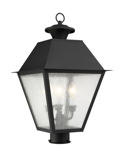 3 Light Black Outdoor Post Lantern (108|2169-04)